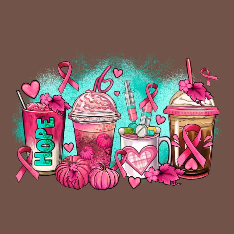 Breast Cancer  Coffee Cups Premium Sweatshirt by AdoDesignShop | Teevron
