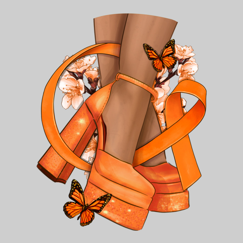 Kidney Cancer Diva Orange Ribbon Premium Tee by NancyCooperArtShop | Teevron