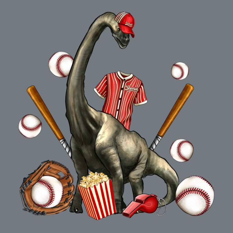 Brachiosaurus With Baseball Heavyweight Sweatshirt by Artiststas | Teevron