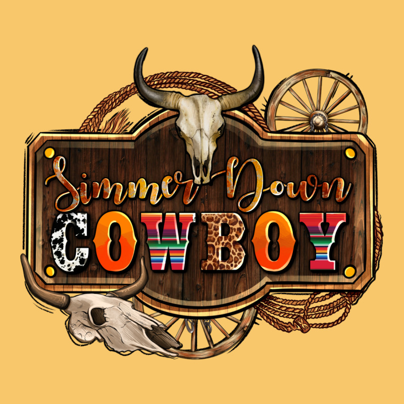 Simmer Down Cowboy Olivia Vintage Hoodie by OliviaCreatesArt | Teevron