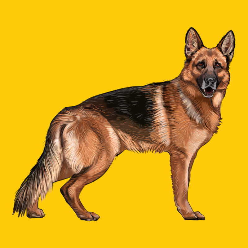 German Shepherd Dog Illustrations Premium Hoodie by LillyAllenDesigns | Teevron