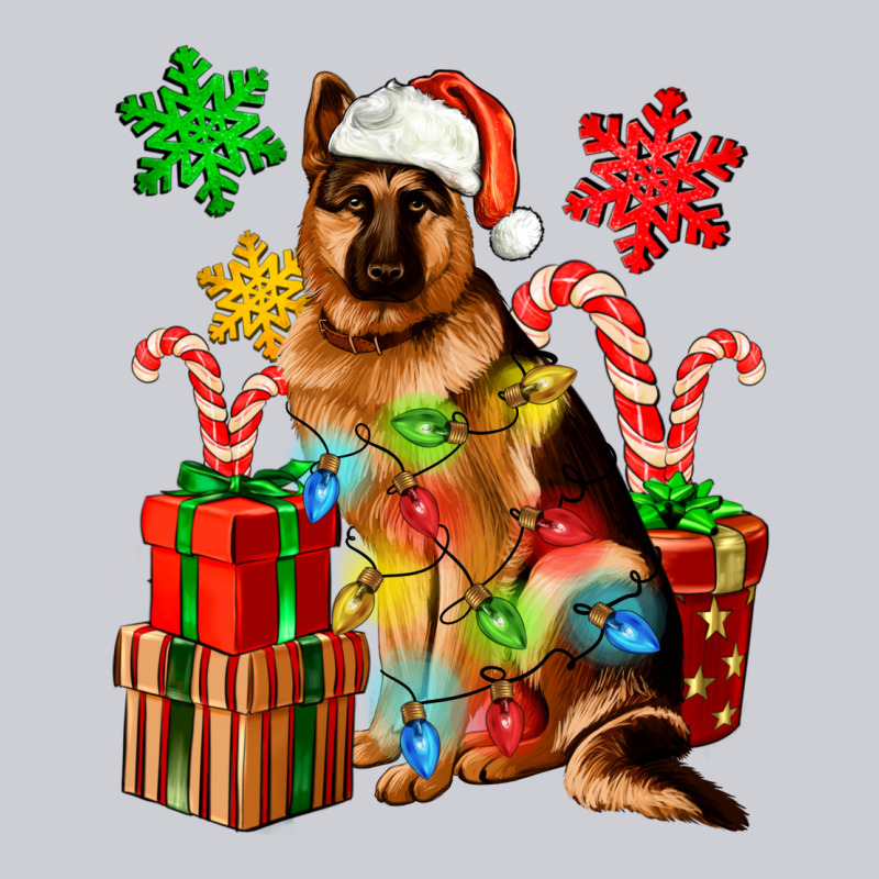 Christmas German Shepherd Heavyweight Sweatshirt by Artiststas | Teevron