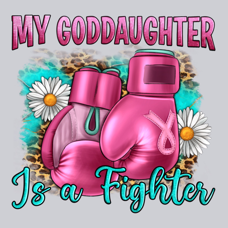 Breast Cancer My Goddaughter Is A Fighter Heavyweight Sweatshirt by Artiststas | Teevron