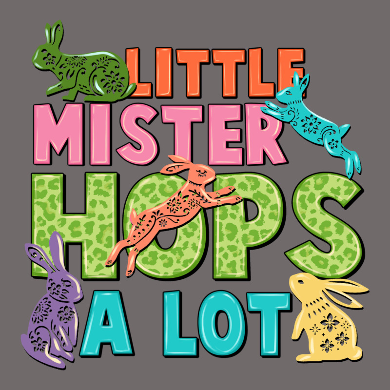 Little Mister Hops A Lot Easter Day Urban Heavy Tee by CowGirlArtShop | Teevron