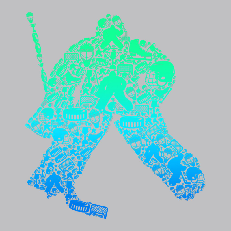 Ice Hockey Goalie Hockey Player Youth Men Kids Boys Long Sleeve Tee by longCreatives | Teevron