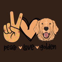 Peace Love Golden Heavy Core Tee | Teevron