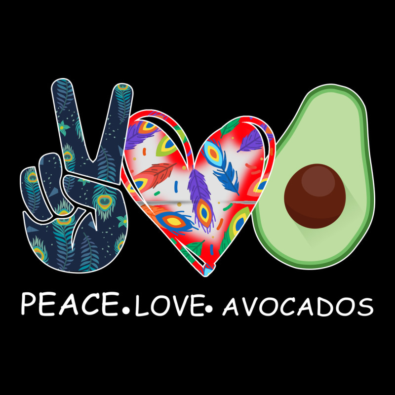 Peace Love Avocados Heavy Core Tee by Bettercallsaul | Teevron