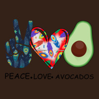 Peace Love Avocados Heavy Core Tee | Teevron