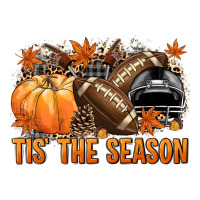 Tis' The Season Football Black Helmet Premium Tee | Teevron