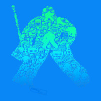 Ice Hockey Goalie Hockey Player Youth Men Kids Boys Zipper Hoodie | Teevron