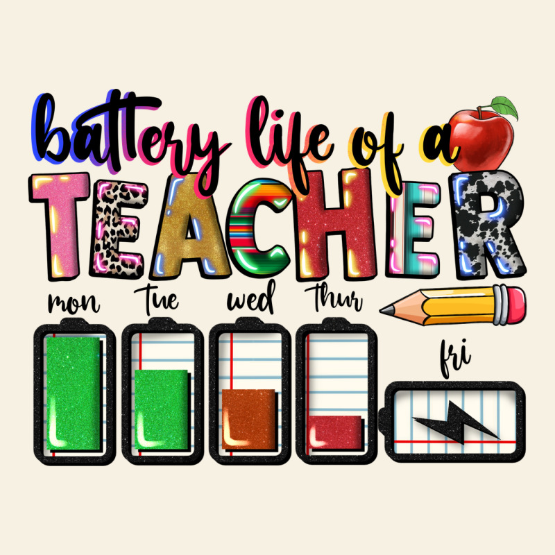 Battery Life Of Teacher Vintage Tee by CowGirlArtShop | Teevron