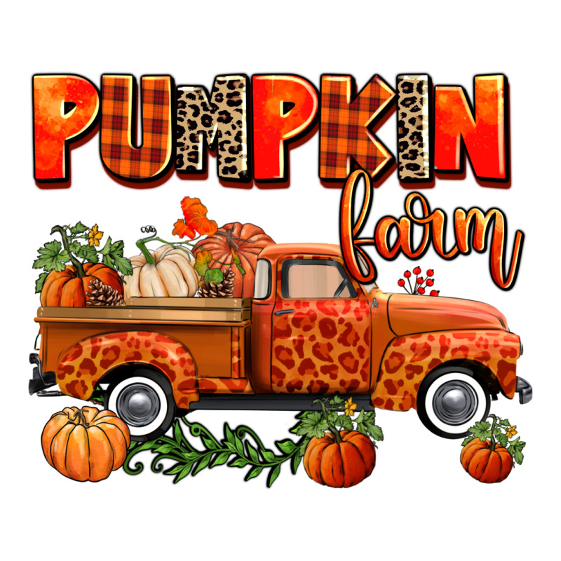 Pumpkin Farm Truck Premium Sweatshirt by AdoDesignShop | Teevron