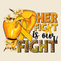 Her Fight Is Our Fight Childhood Cancer Yellow Premium Tee | Teevron