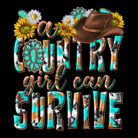 Western A Country Girl Can Survive Premium Tee | Teevron
