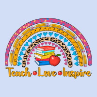 Back To School Rainbow Teach Love Inspire Urban Hoodie | Teevron