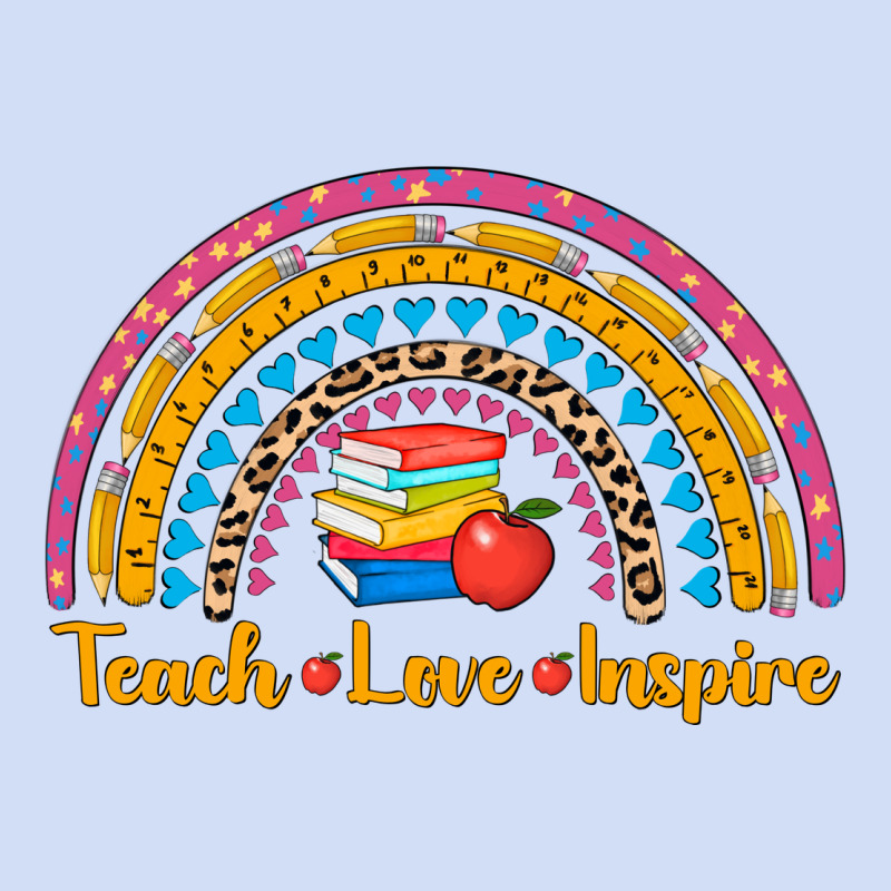 Back To School Rainbow Teach Love Inspire Urban Hoodie by AdoDesignShop | Teevron