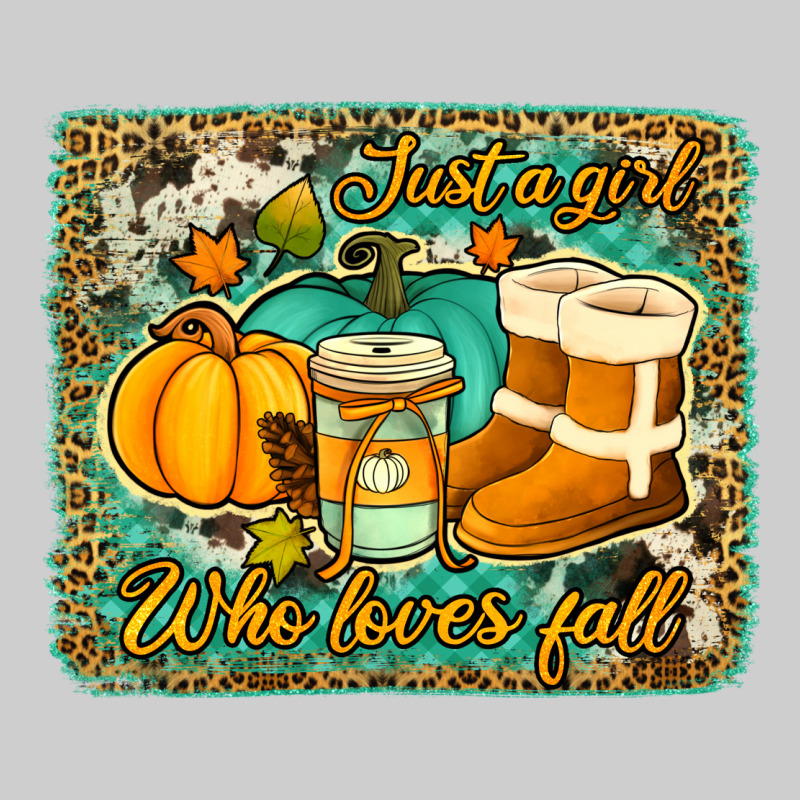 Just A Girl Who Loves Fall Background Premium Tee by Jasminsmagicworld | Teevron