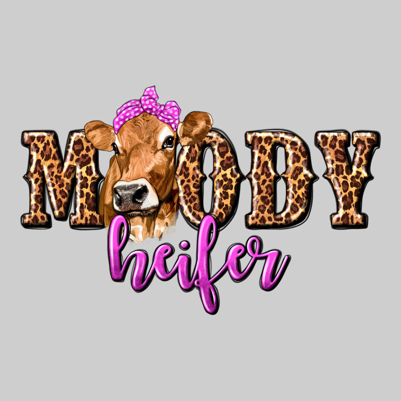 Moody Heifer With Leopard Premium Tee by texasbilliewilder | Teevron