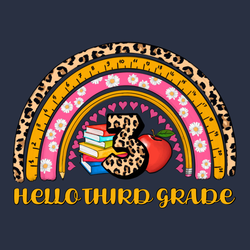 Back To School Rainbow Hello Third Grade Urban Hoodie by AdoDesignShop | Teevron