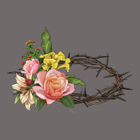 Crown Of Thorns Floral Easter Urban Heavy Tee | Teevron