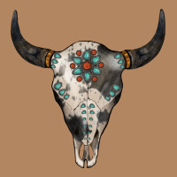 Cowhide Bull Skull Long Sleeve Tee | Teevron