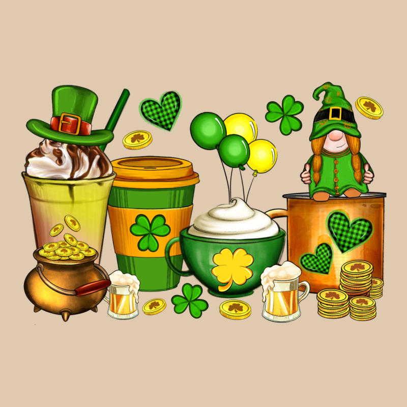 St Patrick's Day Coffee Cups With Gnome Heavyweight Sweatshirt by Artiststas | Teevron