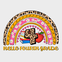 Back To School Rainbow Hello Fourth Grade Urban Hoodie | Teevron