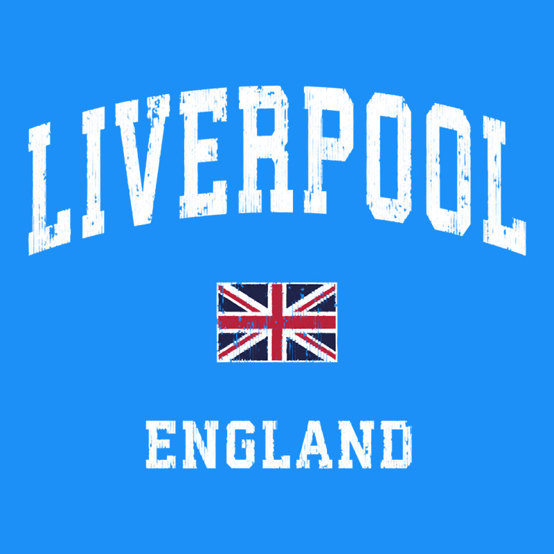 Liverpool England Vintage Athletic Sports Design Classic Tee by longCreatives | Teevron