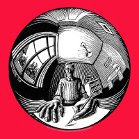 M.c. Escher Spherical Self Portrait Classic Tee | Teevron