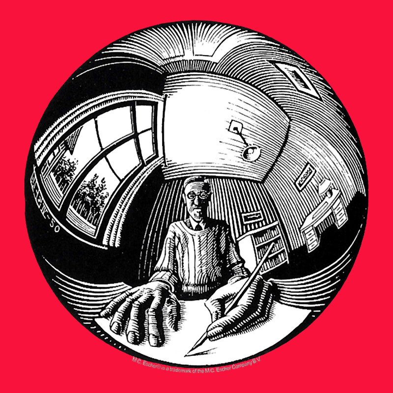 M.c. Escher Spherical Self Portrait Classic Tee by longCreatives | Teevron