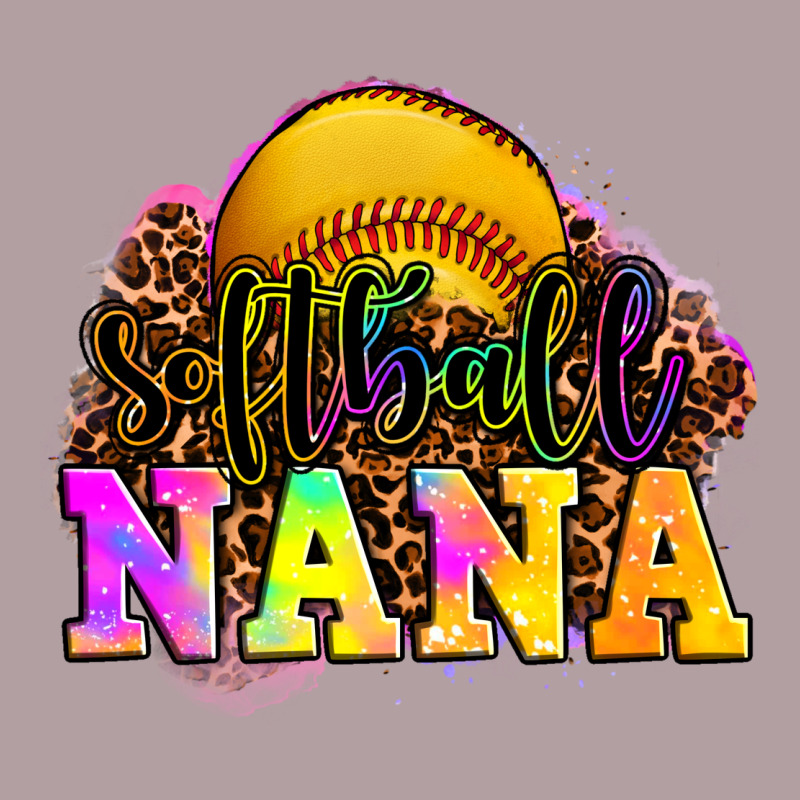Softball Nana Vintage Hoodie by OliviaCreatesArt | Teevron