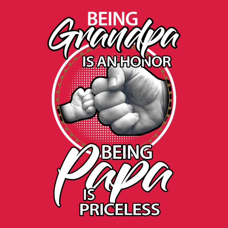 Being Grandpa Is An Honor Being Papa Is Priceless, Gift Dad Premium Hoodie by longCreatives | Teevron