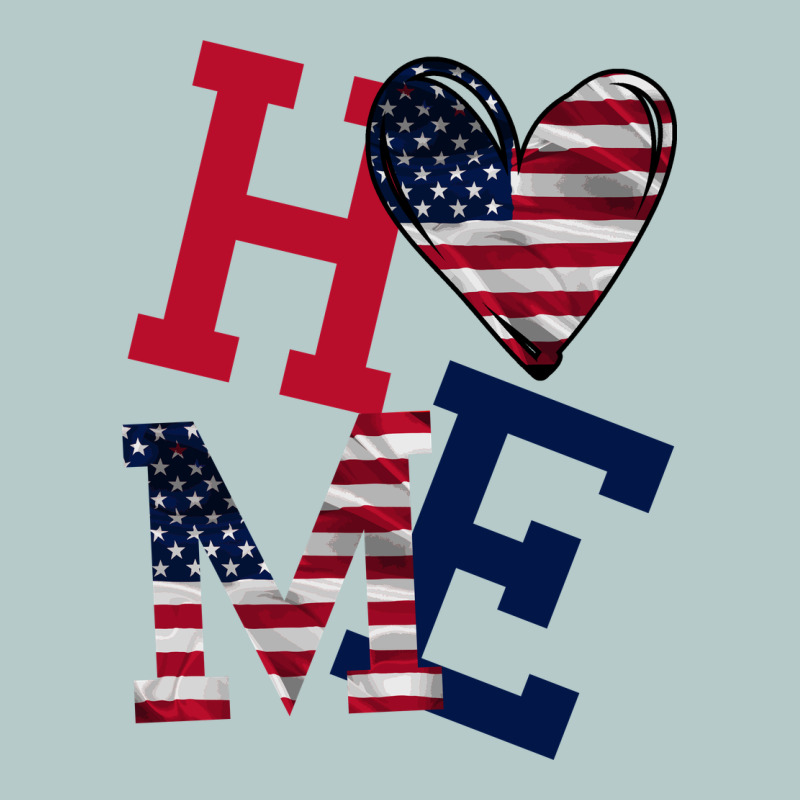 American Flag Home Heavy Core Tee by Bettercallsaul | Teevron