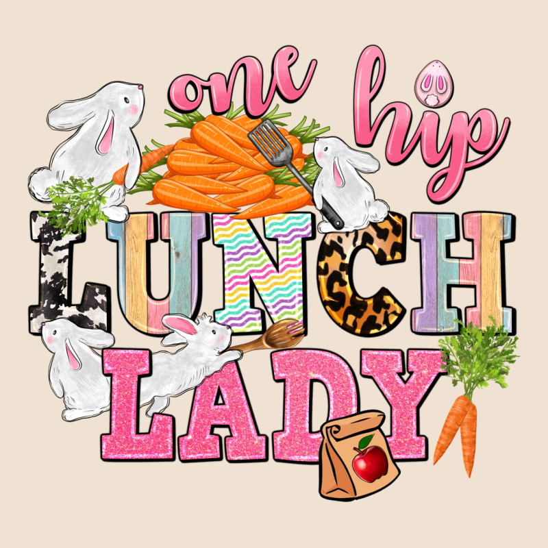 One Hip Lunch Lady Easter Day Urban Heavy Tee by CowGirlArtShop | Teevron