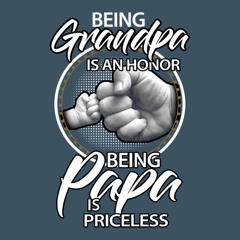 Being Grandpa Is An Honor Being Papa Is Priceless, Gift Dad Urban Heavy Tee by longCreatives | Teevron