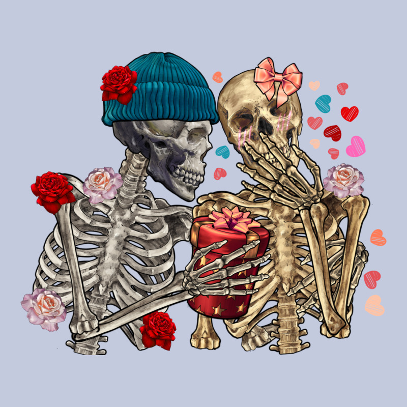 Skeleton Couple Valentine's Day Long Sleeve Tee by FaDigitalArtStudio | Teevron