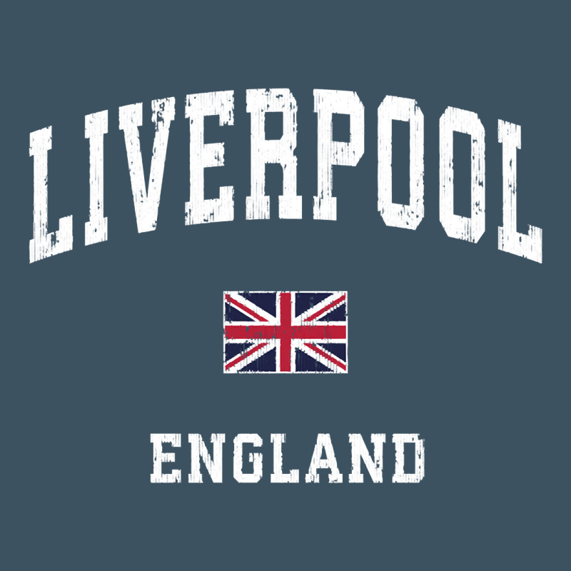 Liverpool England Vintage Athletic Sports Design Urban Heavy Tee by longCreatives | Teevron