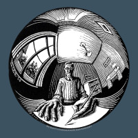 M.c. Escher Spherical Self Portrait Urban Heavy Tee | Teevron