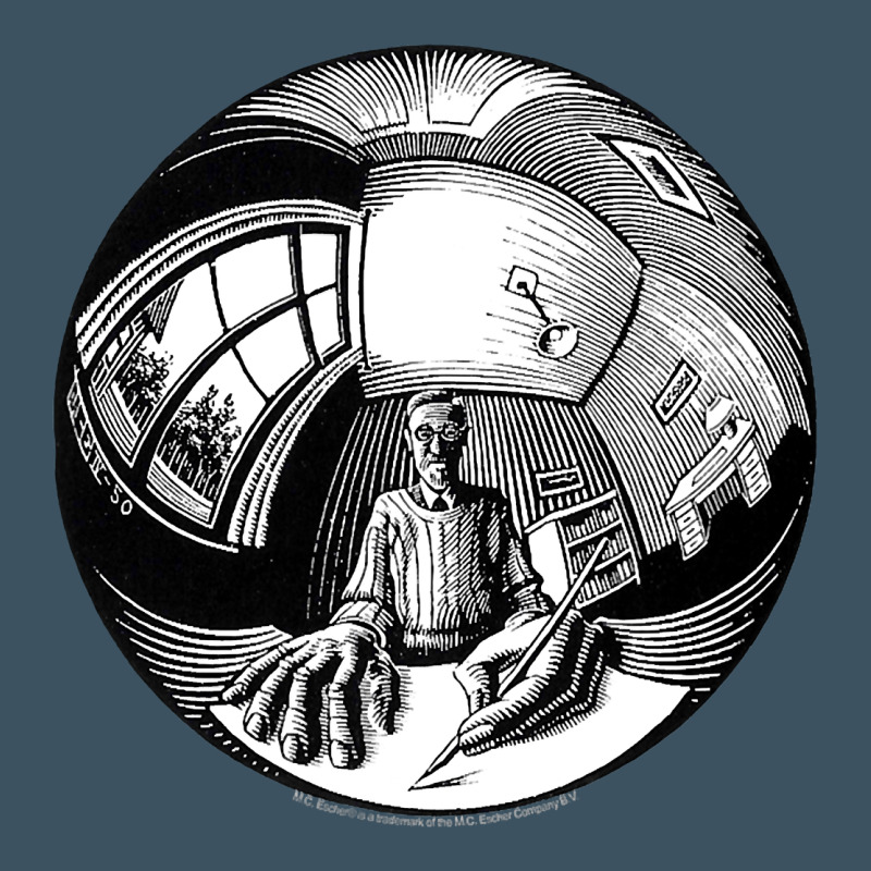 M.c. Escher Spherical Self Portrait Urban Heavy Tee by longCreatives | Teevron