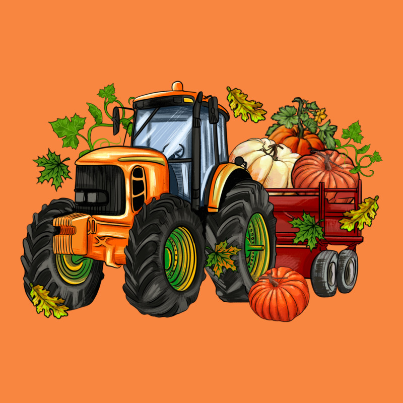 Fall Tractor With Pumpkin Premium Sweatshirt by AdoDesignShop | Teevron