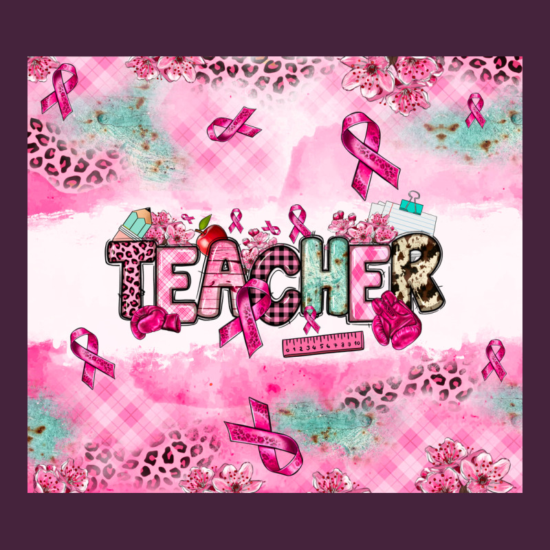Breast Cancer Teacher Premium Tee by NancyCooperArtShop | Teevron