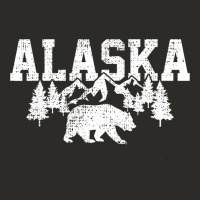 Alaska Mountains Forest Hunting Usa Heavy Core Tee | Teevron