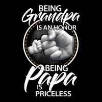 Being Grandpa Is An Honor Being Papa Is Priceless, Gift Dad Heavy Core Tee | Teevron