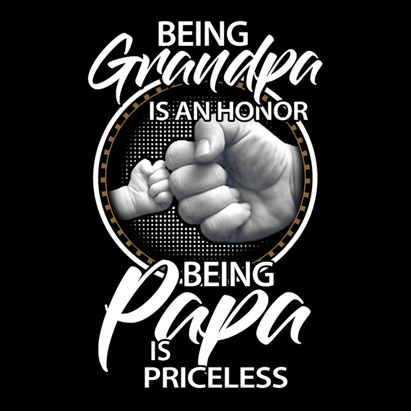 Being Grandpa Is An Honor Being Papa Is Priceless, Gift Dad Heavy Core Tee by longCreatives | Teevron