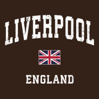 Liverpool England Vintage Athletic Sports Design Heavy Core Tee | Teevron