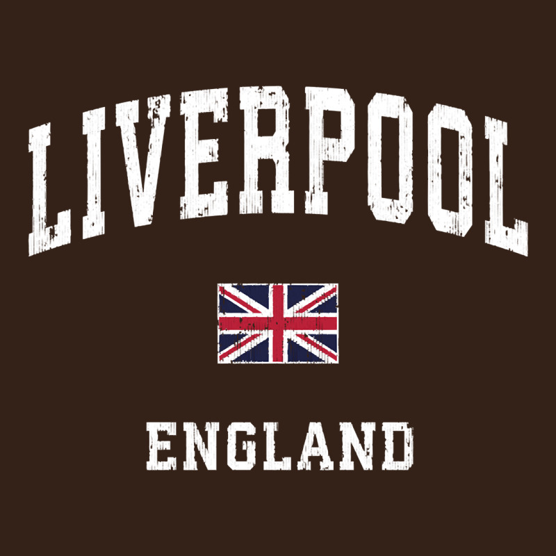 Liverpool England Vintage Athletic Sports Design Heavy Core Tee by longCreatives | Teevron