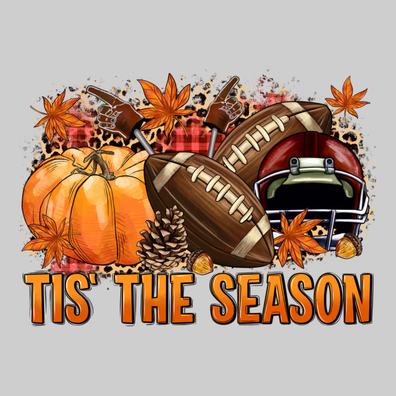 Tis' The Season Football And Maroon Helmet Premium Tee by NancyCooperArtShop | Teevron