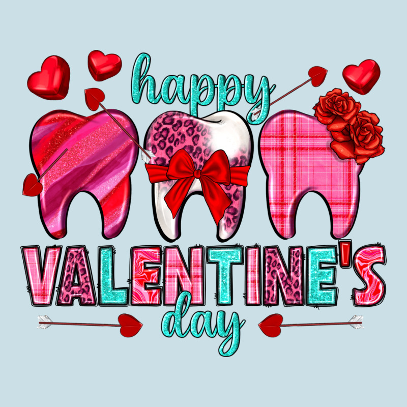 Happy Valentine's Day With Teeth Valentine's Day Ladies Tee by HowdyJamesFarm | Teevron