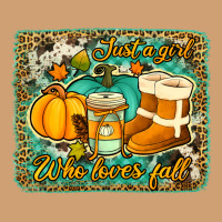 Just A Girl Who Loves Fall Background Vintage Tee | Teevron