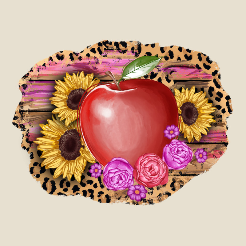 Apple Sunflower Back To School Background Urban Hoodie by AdoDesignShop | Teevron